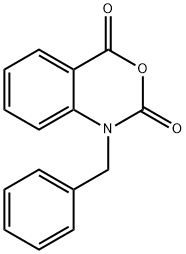 1-苄基-1H-苯并[D][1,3]噁嗪-2,4-二酮 结构式