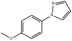 1-(4-甲氧基苯基)-1H-吡唑 结构式