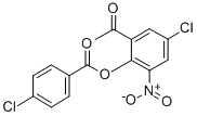 BENZOIC ACID, 4-CHLORO-, 2-ACETYL-4-CHLORO-6-NITROPHENYL ESTER 结构式