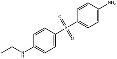N-Ethyl[4,4'-sulfonylbis(benzenamine)] 结构式
