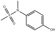 N-(4-羟基苯)-N-甲基甲磺酰胺 结构式
