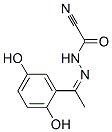 Acetonitrile, [[1-(2,5-dihydroxyphenyl)ethylidene]hydrazino]oxo- (9CI) 结构式