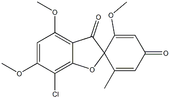 去氢灰黄霉素 结构式