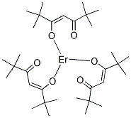 2,2,6,6-四甲基-3,5-庚烷二酸铒 结构式