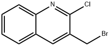 3-(bromomethyl)-2-chloroquinoline 结构式