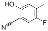 5-氟-2-羟基-4-甲基苄腈 结构式