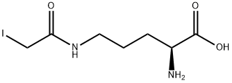 NΔ-碘乙酰基-L-鸟氨酸 结构式