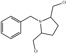 1-苄基-2,5-双(氯甲基)吡咯烷 结构式