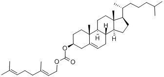 胆固醇牛龙牛儿基碳酸酯 结构式