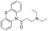 10-[3-(N,N-Diethylamino)propionyl]-10H-phenothiazine 结构式
