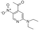 1-[2-(DIETHYLAMINO)-5-NITRO-4-PYRIDINYL]-ETHANONE 结构式