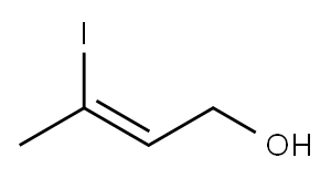 (Z)-3-碘-2-丁烯-1-醇 结构式