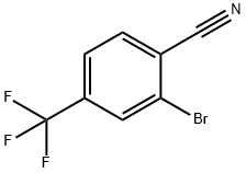 2-溴-4-(三氟甲基)苯甲腈 结构式