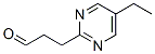 2-Pyrimidinepropanal, 5-ethyl- (9CI) 结构式