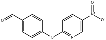 4-[(5-nitropyridin-2-yl)oxy]benzaldehyde 结构式