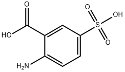 2-氨基-5-磺基苯甲酸 结构式