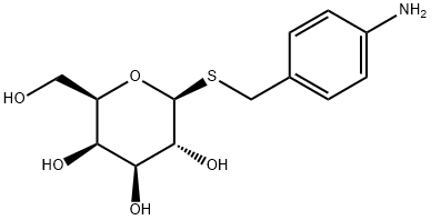 4-氨基苄基B-D-硫代吡喃半乳糖苷 结构式