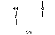 三[N,N-双(三甲基硅烷)胺]钐(III) 结构式