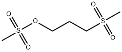 3-(甲基磺酰基)丙基甲磺酸酯 结构式