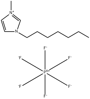 1-庚基-3-甲基咪唑三氟甲磺酸盐 结构式