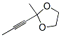 1,3-Dioxolane, 2-methyl-2-(1-propynyl)- (9CI) 结构式
