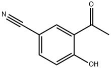 2-乙酰基对氰基苯酚 结构式