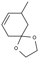 1,4-Dioxaspiro[4.5]dec-7-ene,  9-methyl- 结构式