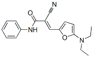 2-Propenamide,  2-cyano-3-[5-(diethylamino)-2-furanyl]-N-phenyl- 结构式