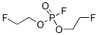 Fluoridophosphoric acid O,O-di(2-fluoroethyl) ester 结构式