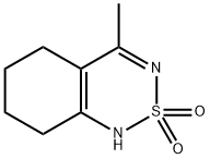 4-甲基-5,6,7,8-四氢-1H-苯并[C][1,2,6]噻二嗪2,2-二氧化物 结构式