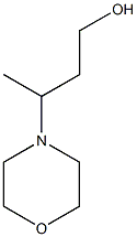 3-吗啉丁烷-1-醇 结构式