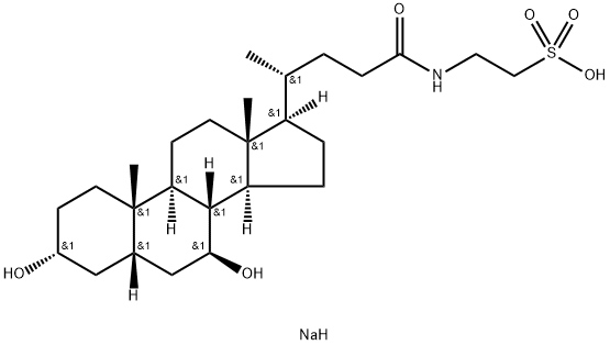 牛磺熊脱氧胆酸钠 结构式