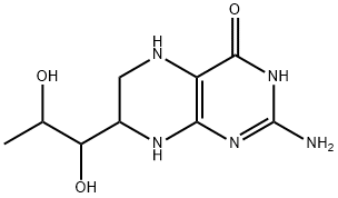 7-(1,2-dihydroxypropyl)-5,6,7,8-tetrahydrobiopterin 结构式