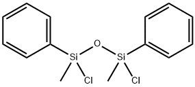 1,3-二氯-1,3-二甲基-1,3-二苯基二硅氧烷 结构式