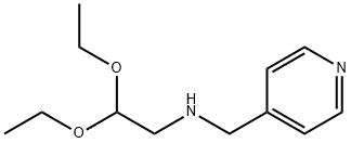 N-(2,2-diethoxyethyl)pyridine-4-methylamine 结构式