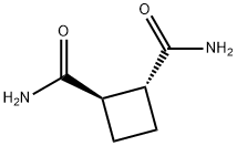 反式-1,2环丁-二甲酰胺 结构式