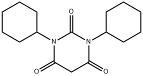 1,3-双环己基巴比妥酸 结构式