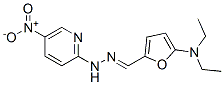 2-Furancarboxaldehyde,  5-(diethylamino)-,  (5-nitro-2-pyridinyl)hydrazone  (9CI) 结构式