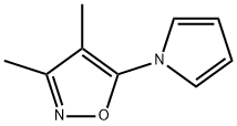 Isoxazole, 3,4-dimethyl-5-(1H-pyrrol-1-yl)- (9CI) 结构式