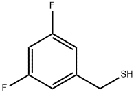 3,5-二氟苄基硫醇 结构式