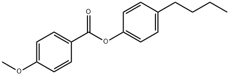 4-Methoxybenzoic acid 4-butylphenyl ester 结构式