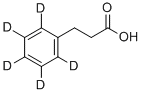3-苯丙酸-D5 结构式