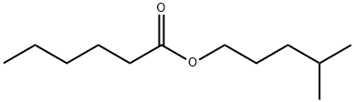 Hexanoic acid 4-methylpentyl ester 结构式
