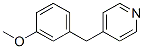 4-[(3-Methoxyphenyl)methyl]pyridine 结构式