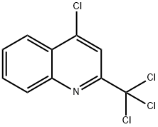 4-氯-2-三氯甲基喹啉 结构式