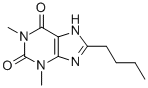 8-Butyltheophyline 结构式