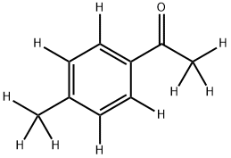 4'-METHYLACETOPHENONE-D10 结构式