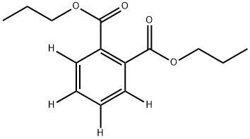 邻苯二甲酸二丙酯-3,4,5,6-D4 结构式