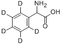 DL-PHENYL-D5-GLYCINE 结构式