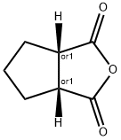 环戊烷-1,2-二甲酸酐 结构式